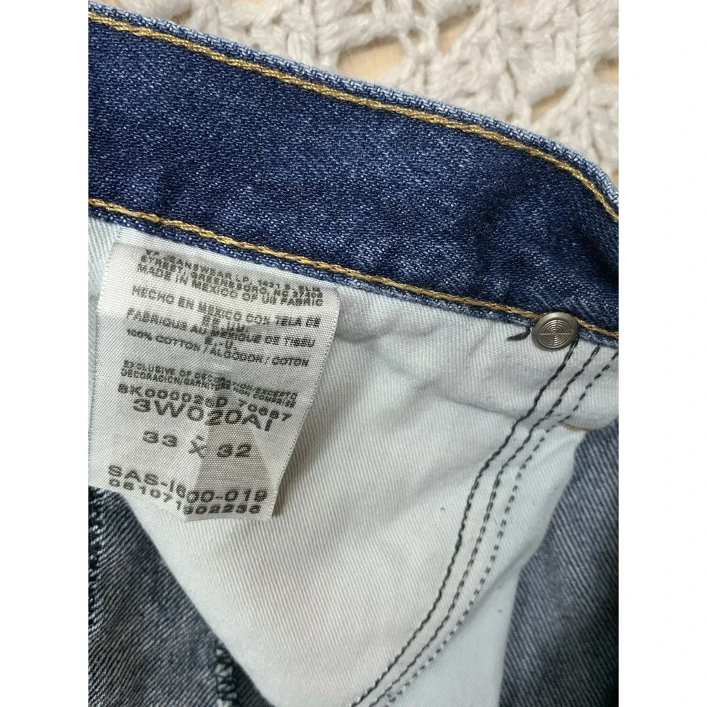 Wrangler Riggs‎ Durashield Jeans Mens Carpenter 32x32 Fits 31x31 Blue Denim Work